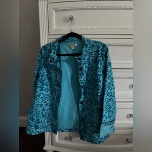 Coldwater creek blue denim jacket